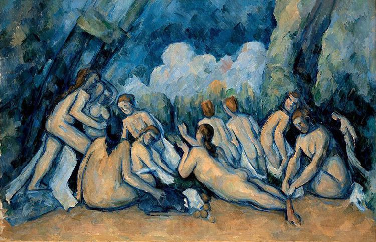Paul Cezanne The Bathers Norge oil painting art